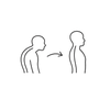 Gegen den Rundrücken im Alltag icon